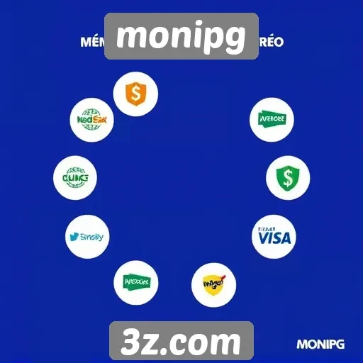 Métodos de pagamento aceitos pelo Monipg