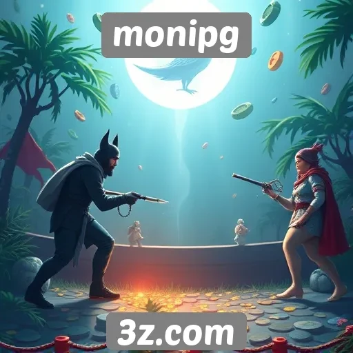 Variedade de jogos disponíveis na plataforma monipg